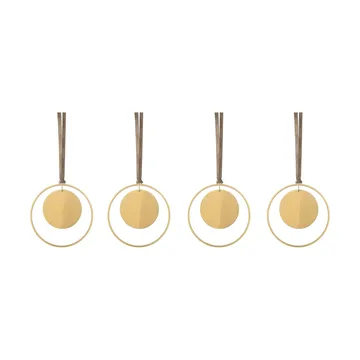 KITAI tree decoration 8,5 cm 4-pack - Circle - blomus