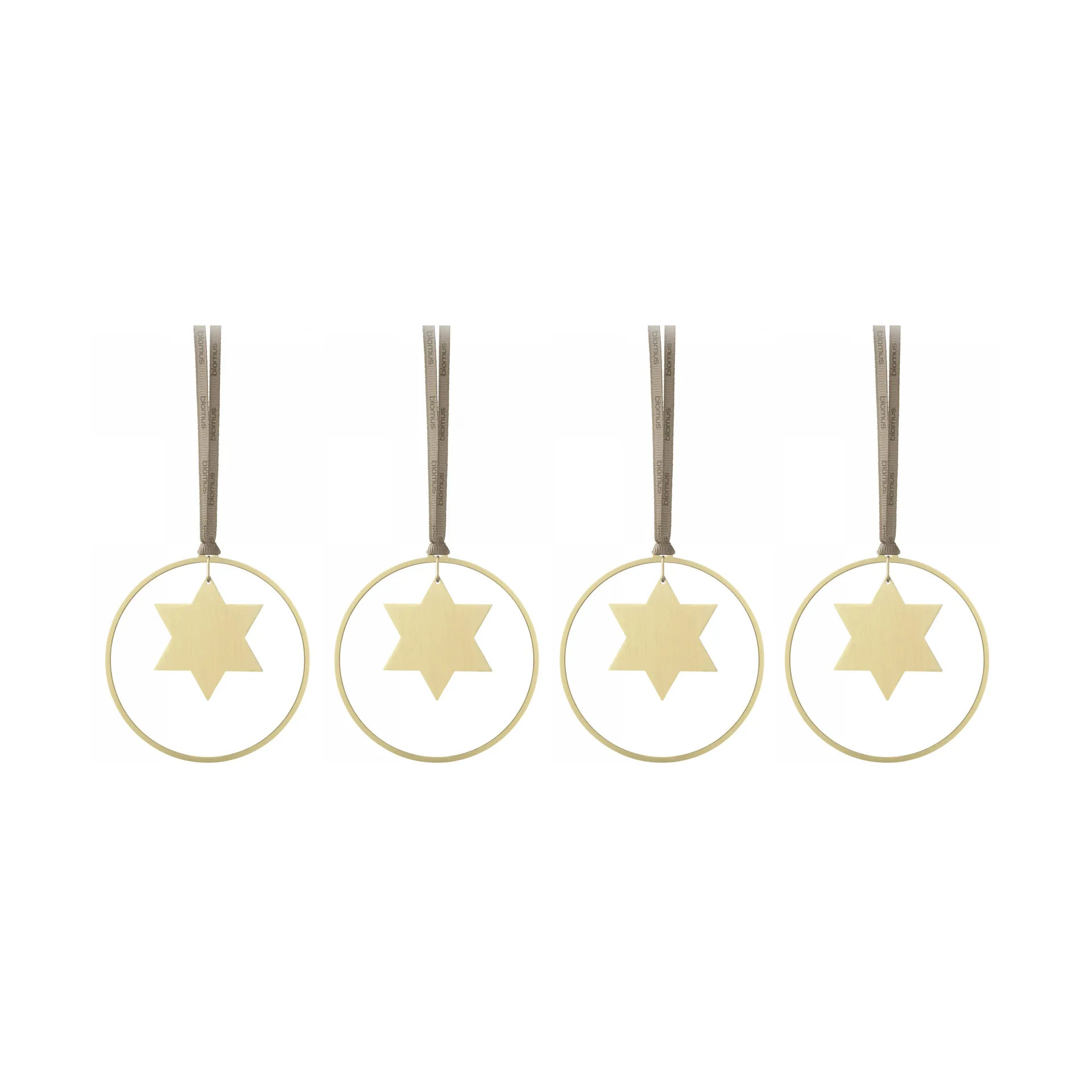 KITAI tree decoration 8,5 cm 4-pack, Stars blomus