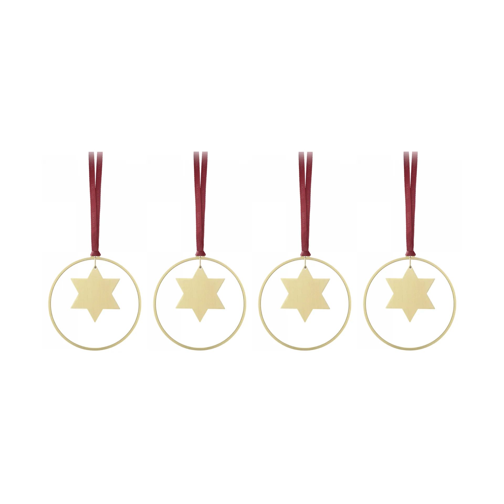KITAI tree decoration 8,5 cm 4-pack, Stars blomus