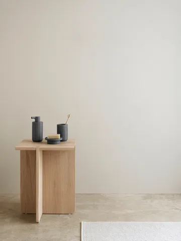 Kua toothbrush mug - Cedar Wood, Ø7x11 cm - blomus