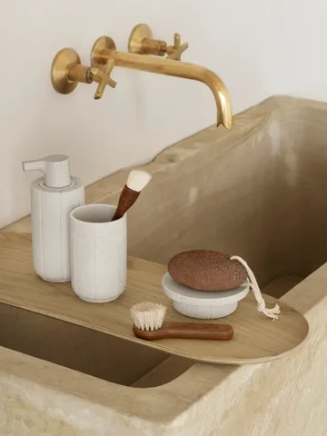 Kua toothbrush mug - Moonbeam, Ø7x11 cm - blomus