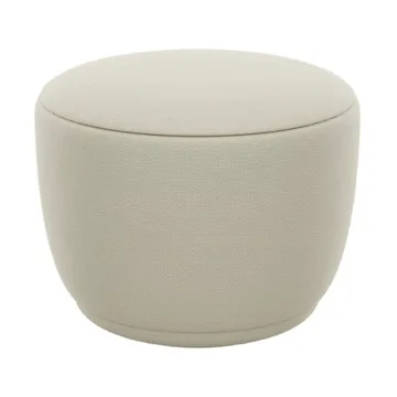 Kuon ottoman Ø48x45 cm - Boucla Beige - blomus
