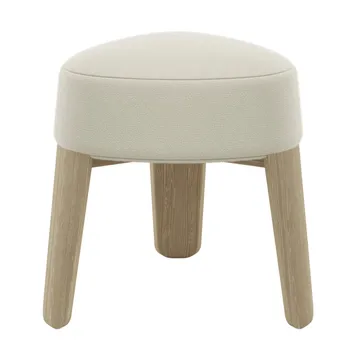 Kuon stool Ø47x45 cm - Boucla Beige - blomus