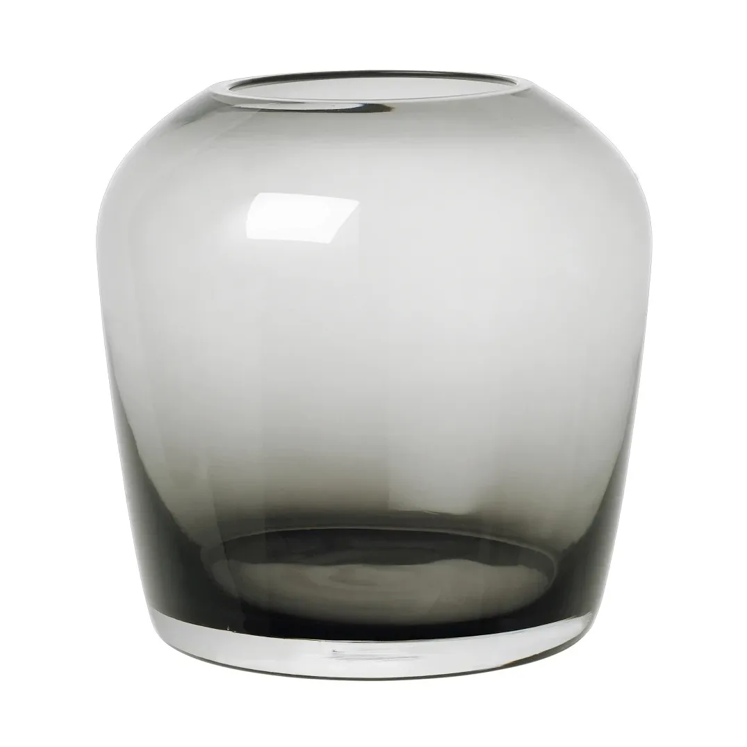 Leta vase 11 cm, Smoke blomus