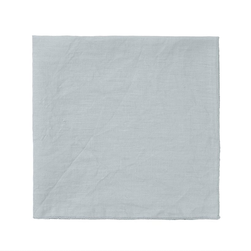 blomus Lineo linen napkin 42x42 cm Micro chip | Scandinavian Design | Linen & cotton napkins | Grey