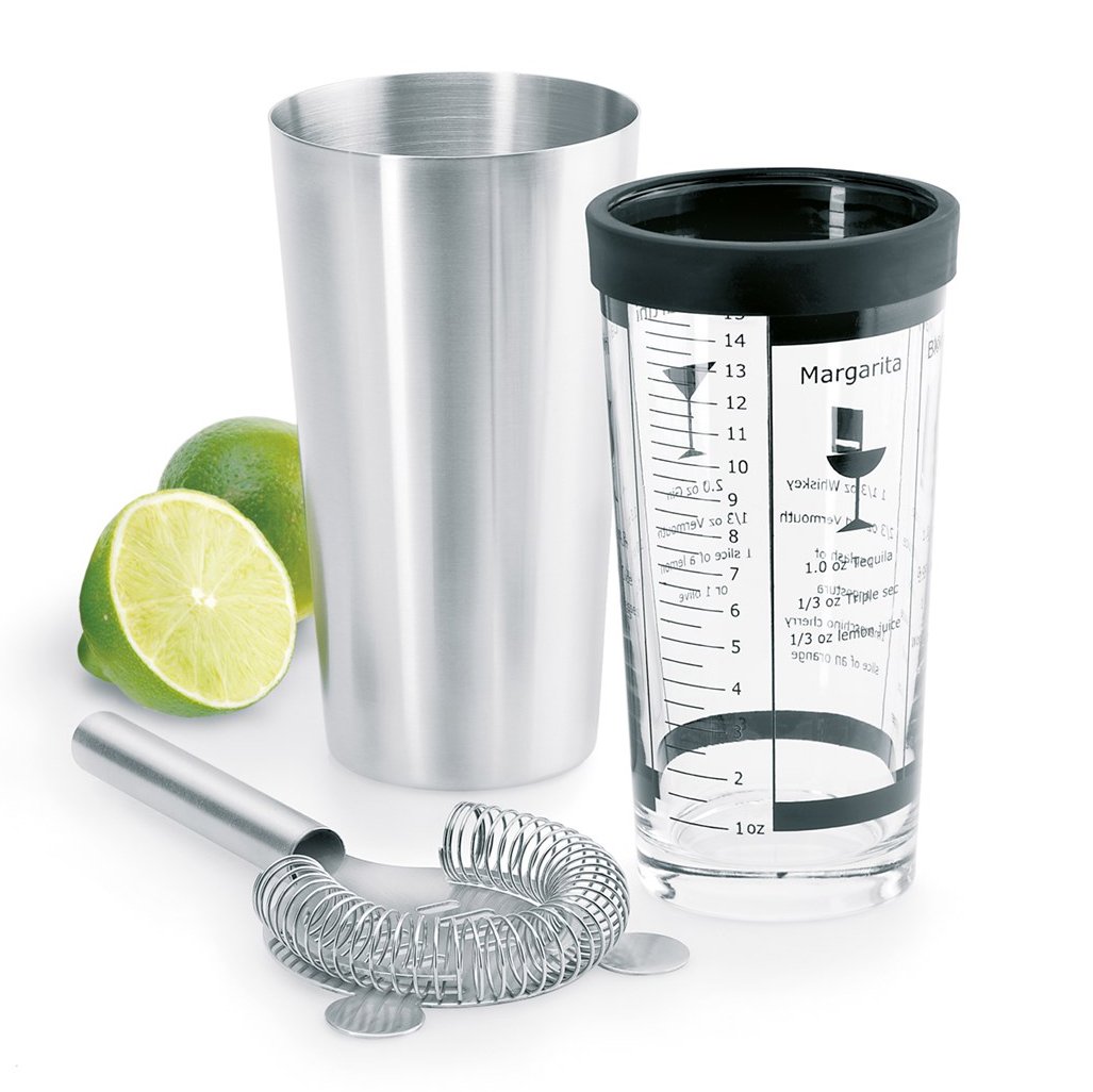 blomus Lounge Boston shaker set Stainless steel | Scandinavian Design | Cocktail shakers | Silver-coloured