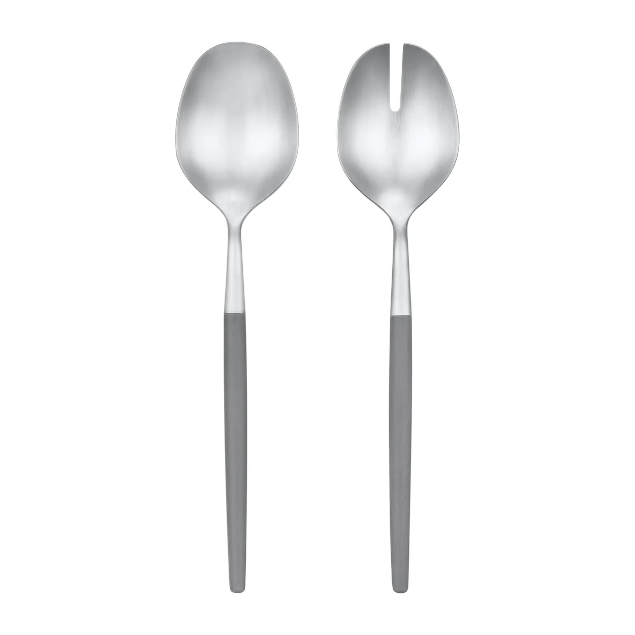 blomus Maxime salad cutlery 28 cm Sharkskin | Scandinavian Design | Salad servers | Silver-coloured