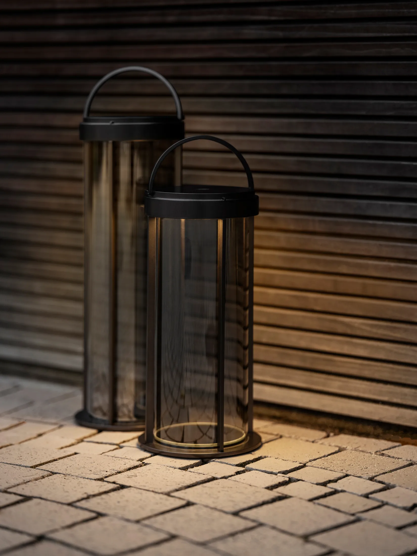 Mituro mobile LED lamp S, Gun metal blomus