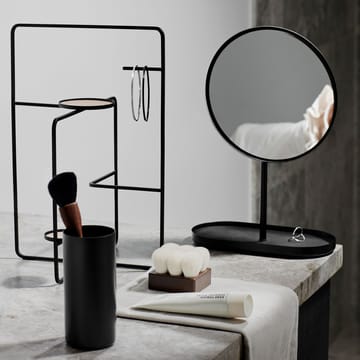 Modo make-up mirror - Black - blomus