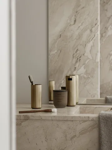 Modo Rof soap dispenser - Brass, 165 ml - blomus