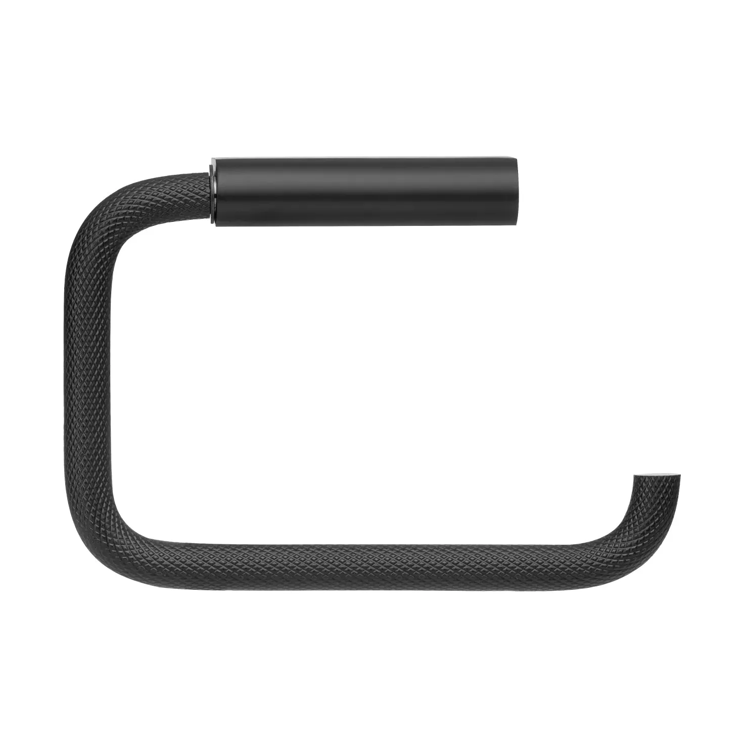 Modo Rof toilet paper holder, Black, 9x13 cm blomus