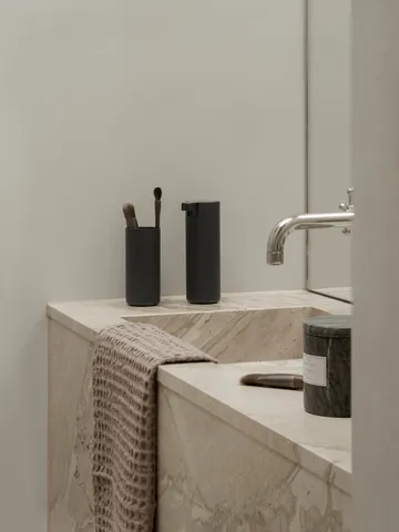 Modo Rof toothbrush holder - Black, Ø5.5x12 cm - blomus