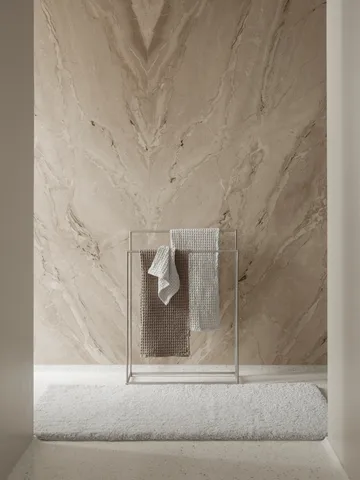 Modo towel rail - Stainless steel matt, 86x60x18.5 cm - blomus