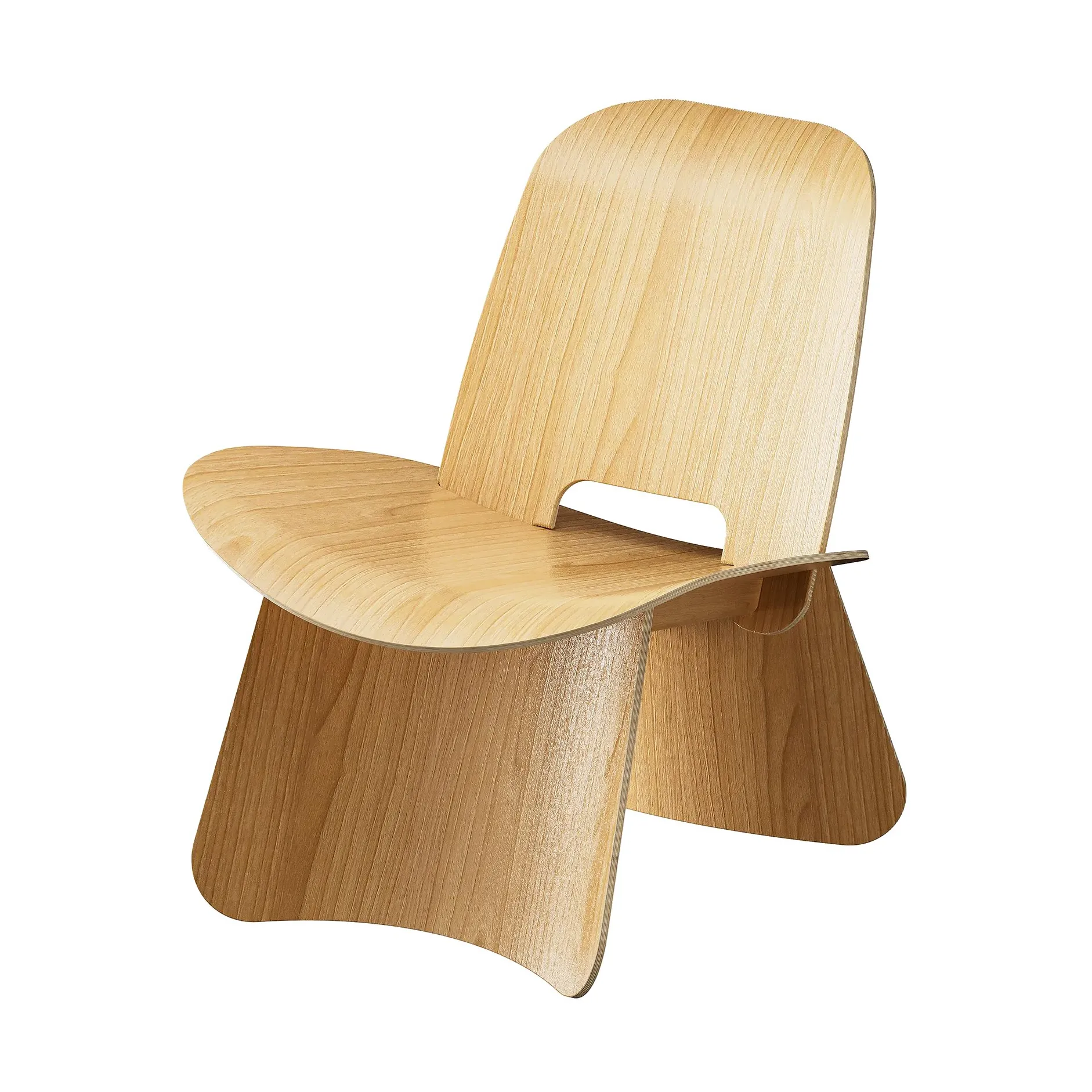 Nagomi chair, Oiled plywood blomus