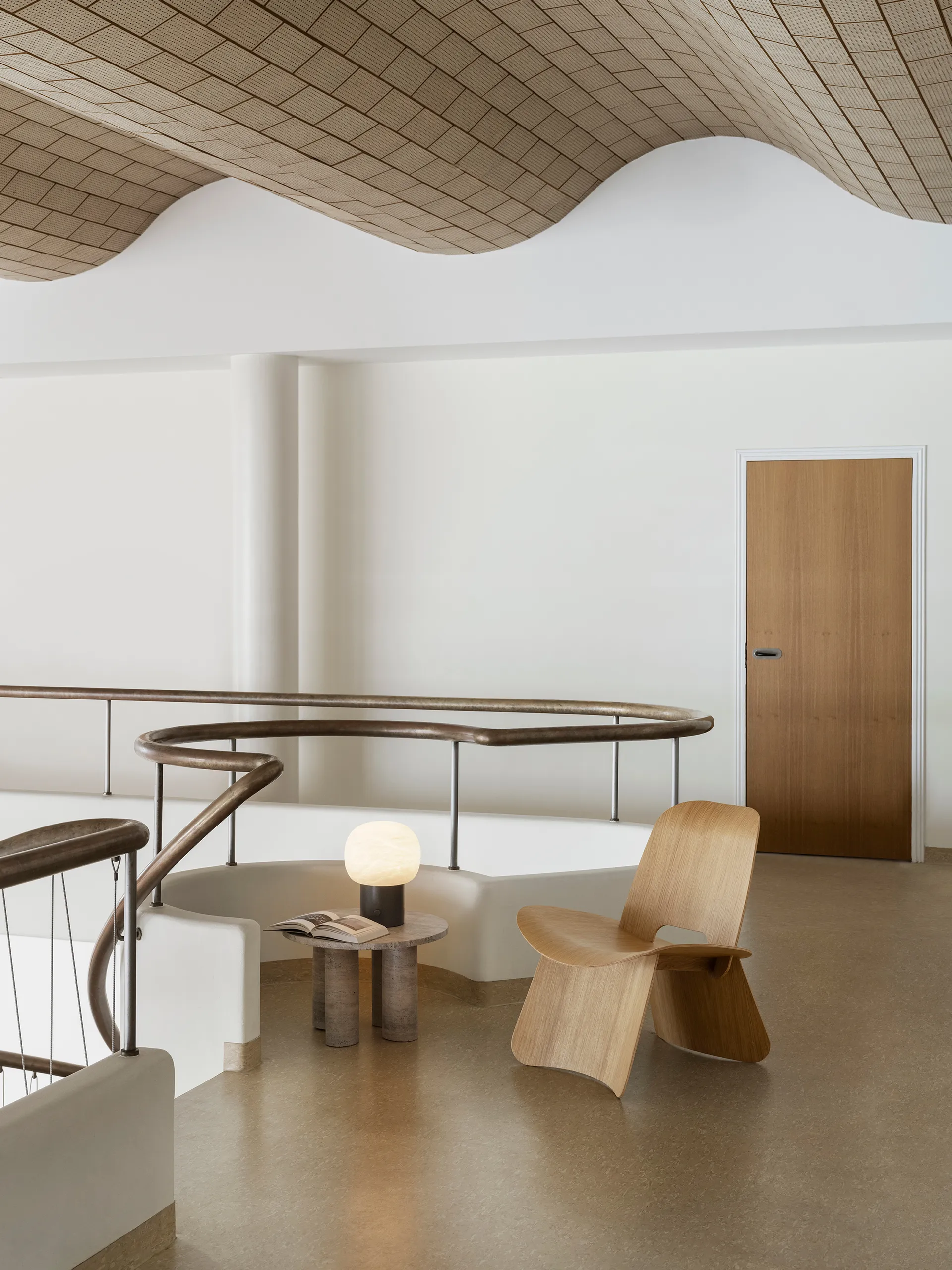 Nagomi chair, Oiled plywood blomus