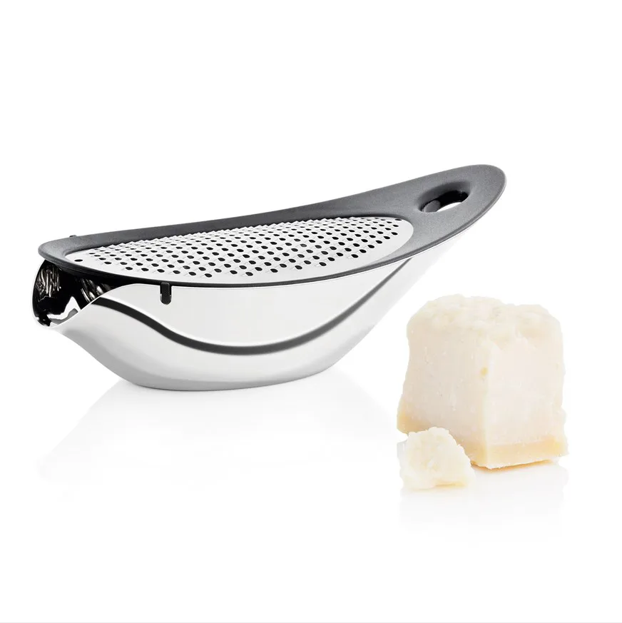 Navetta parmesan grater, Stainless steel blomus