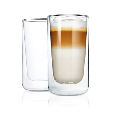 Nero insulating latté macchiato glass 2-pack - Clear - blomus