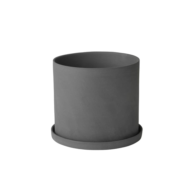 Nona flower pot Ø15 cm - Pewter - blomus