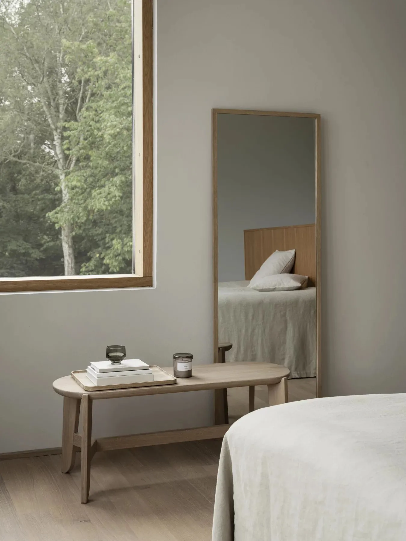 OKU tray L 40x30 cm, Oak blomus