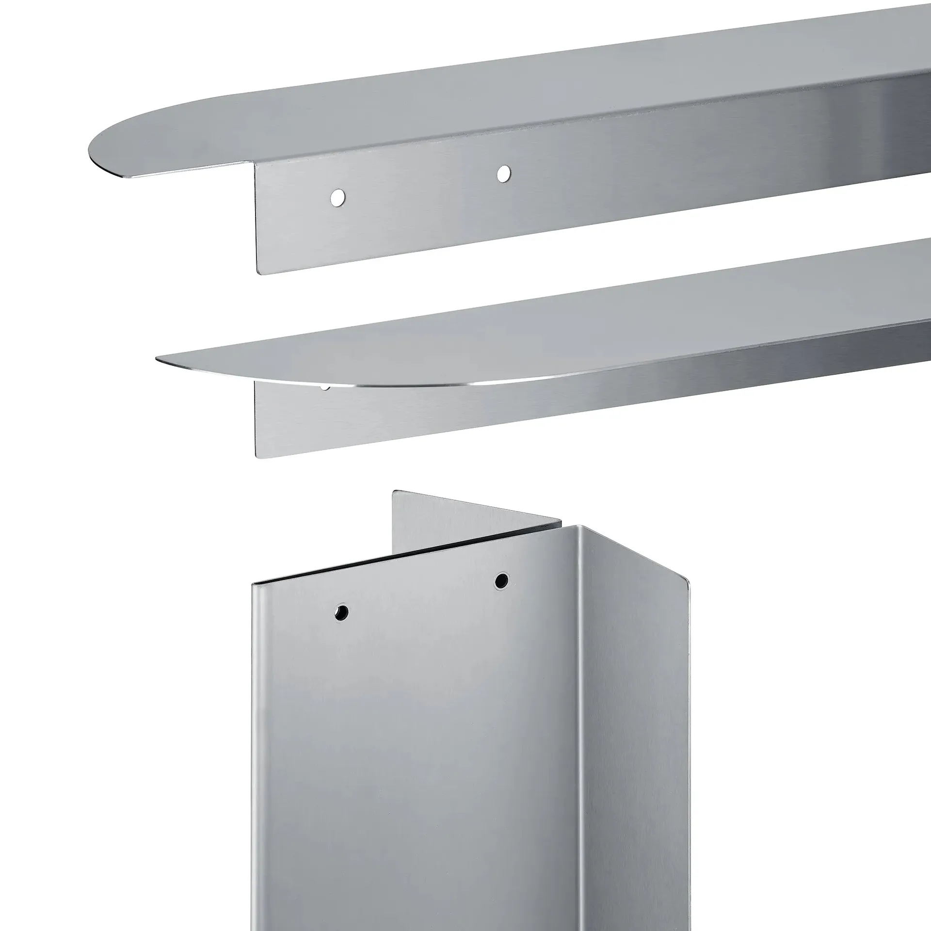 ORU bench 80x45 cm, Matte stainless steel blomus