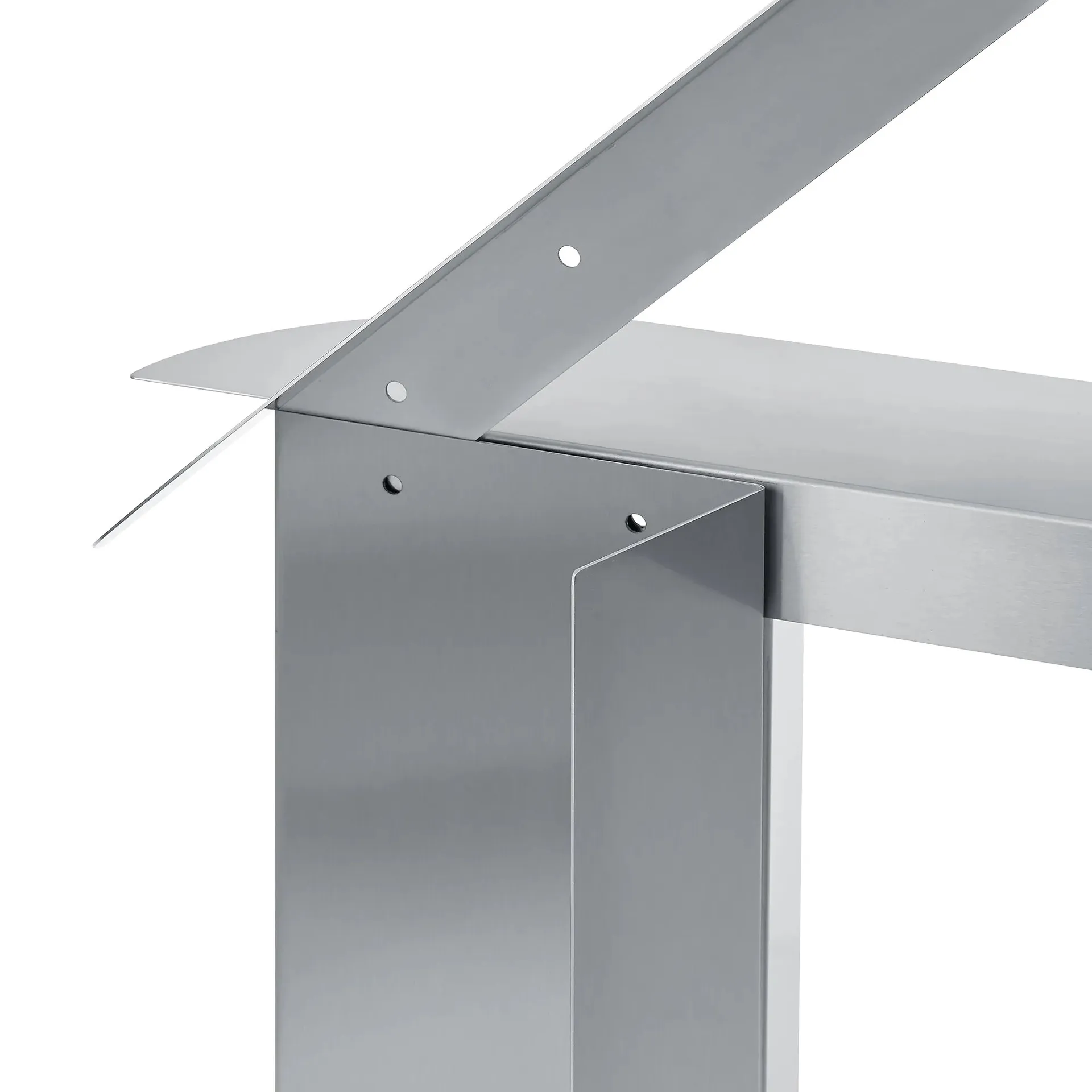 ORU bench 80x45 cm, Matte stainless steel blomus