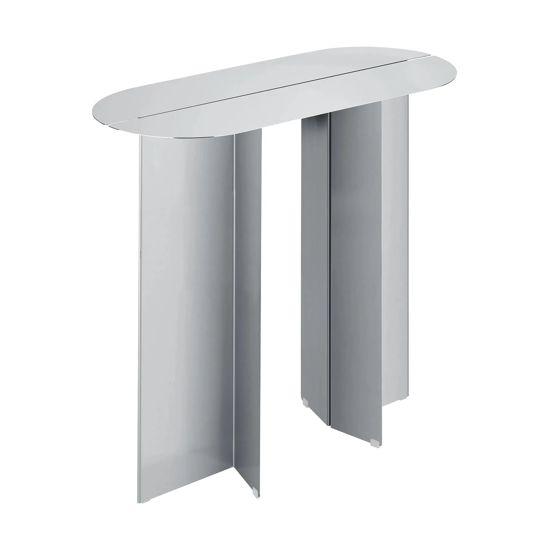 ORU side table 80x35x75 cm, Matte stainless steel blomus