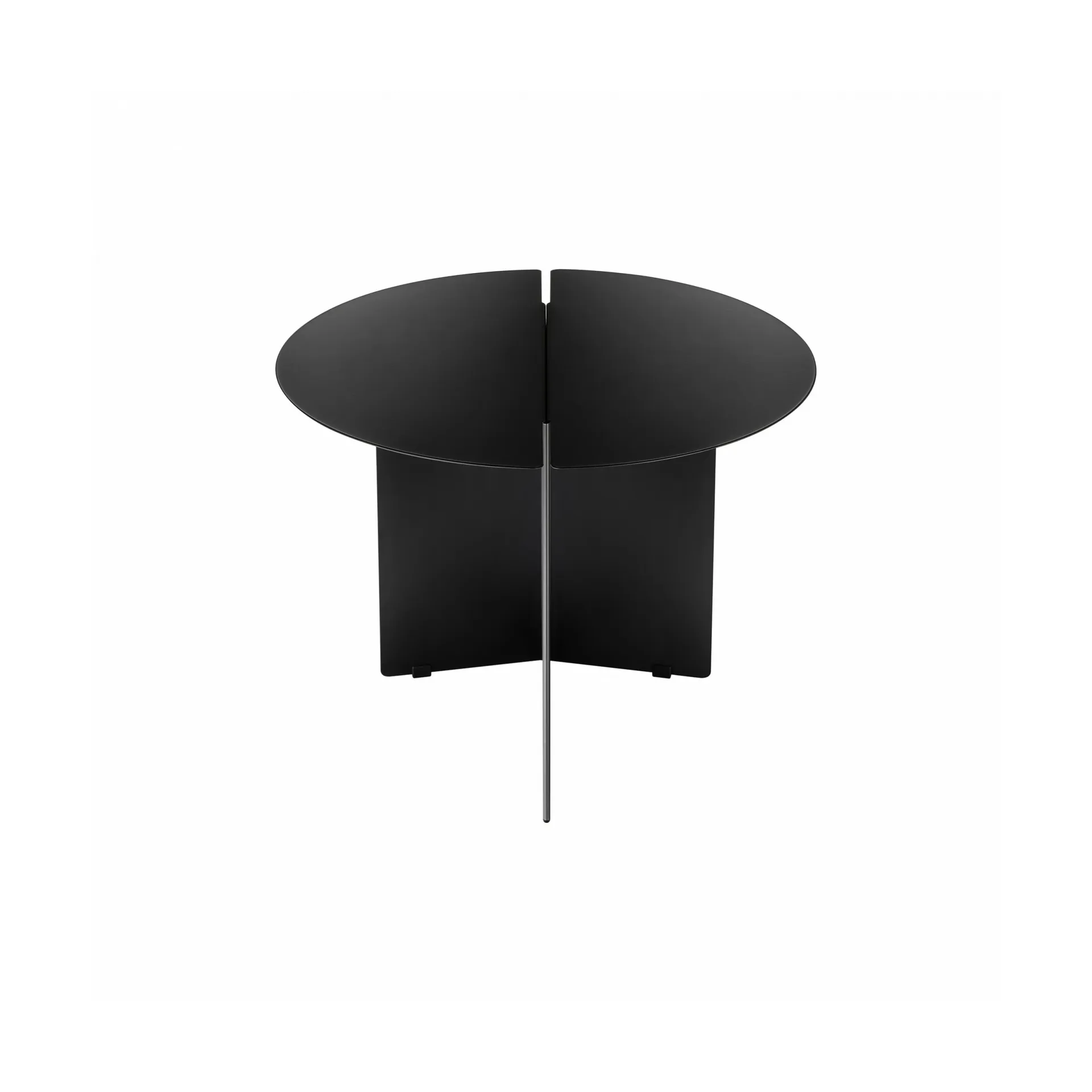 ORU side table M Ø50 cm, Black blomus