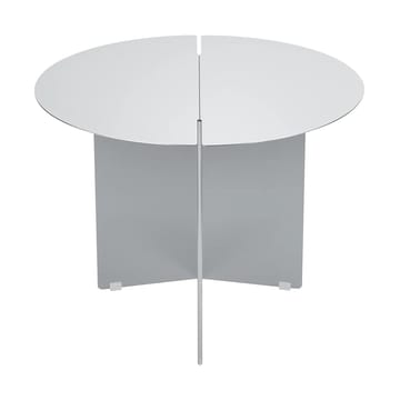 ORU side table M Ø50 cm - Matte stainless steel - Blomus
