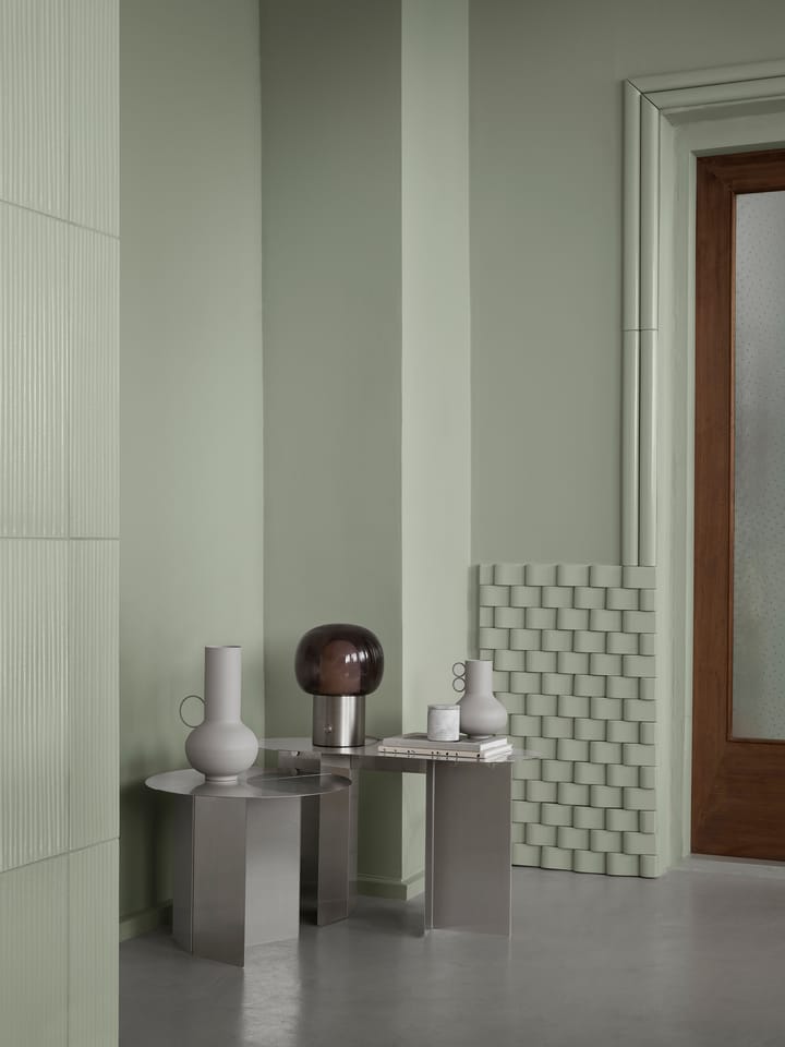 ORU side table M Ø50 cm, Matte stainless steel Blomus