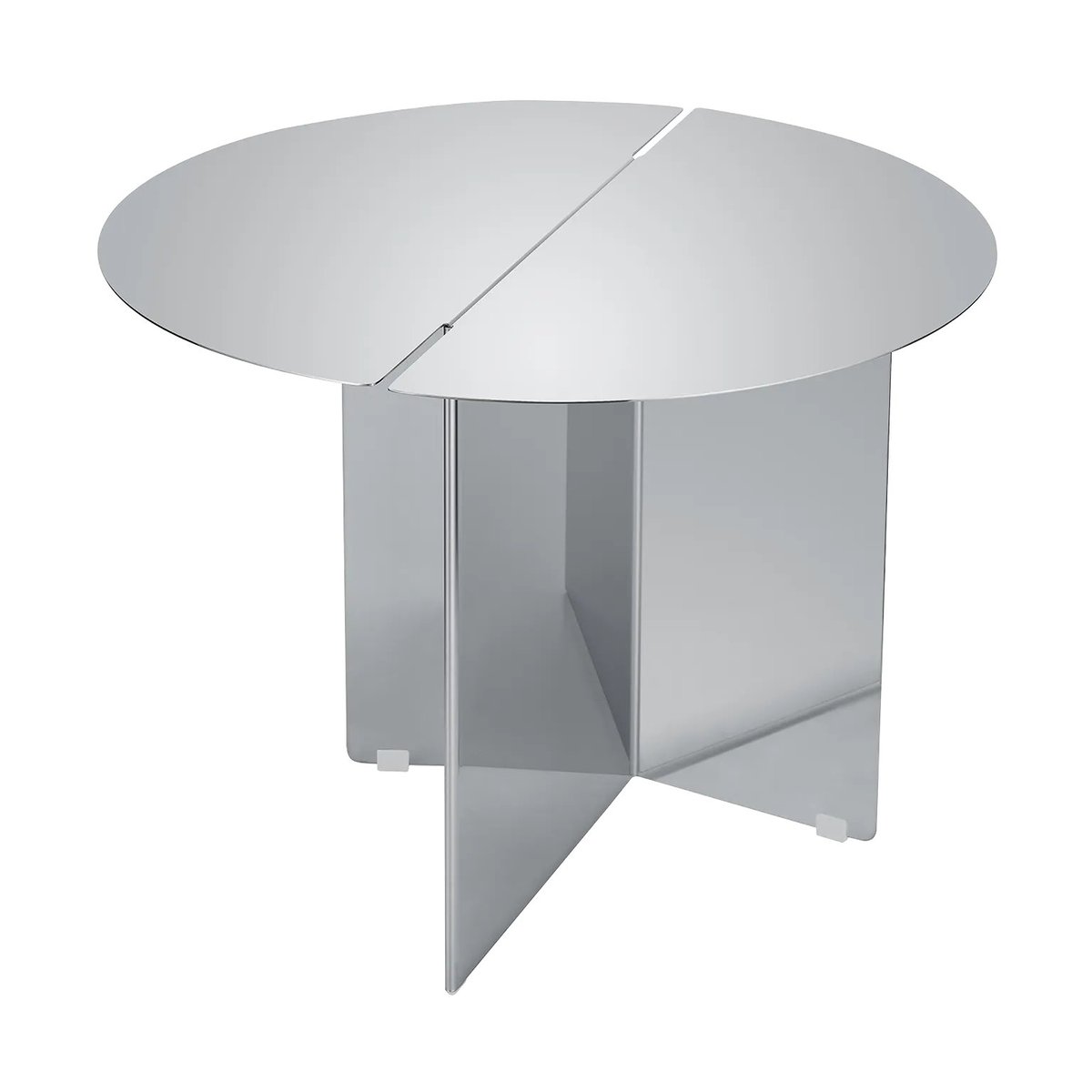 blomus ORU side table M o50 cm Polished stainless steel
