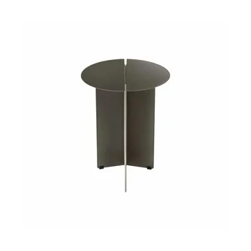 ORU side table S Ø35 cm - Burned metal - blomus