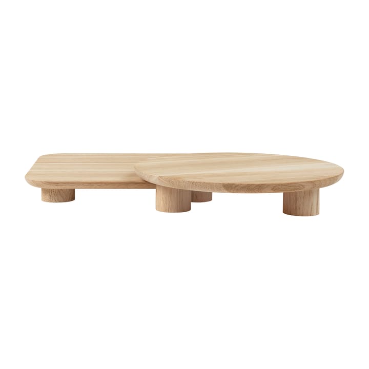 Palua serving tray set - Oak - blomus