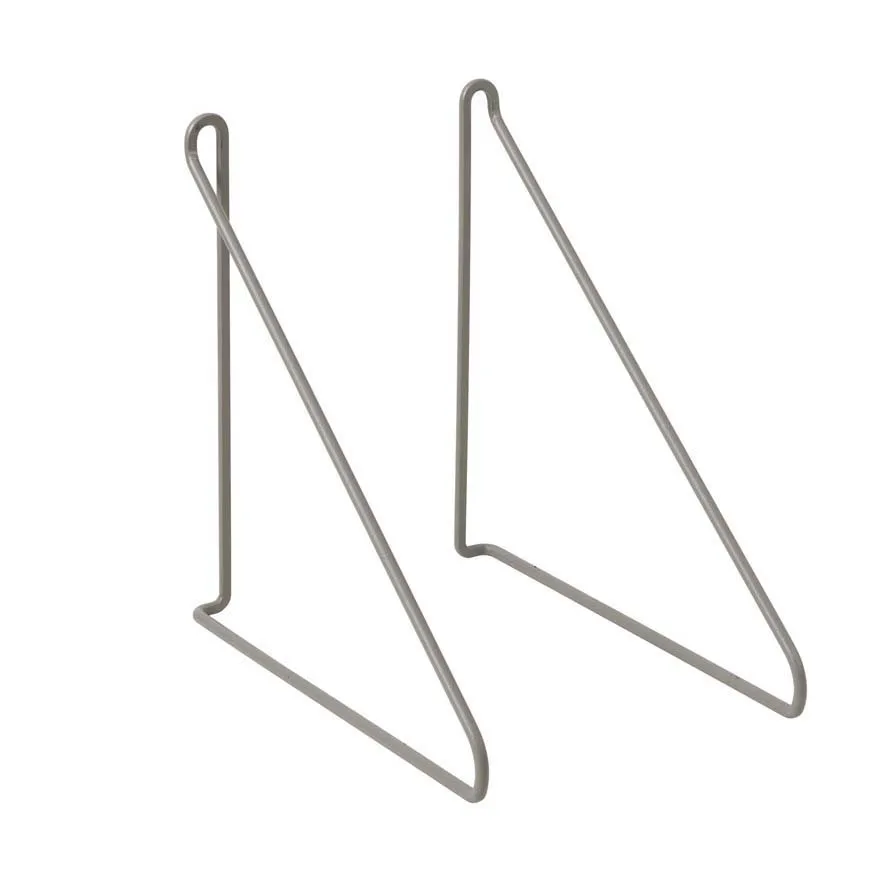 Panola bracket 2-pack, mourning dove (light grey) blomus