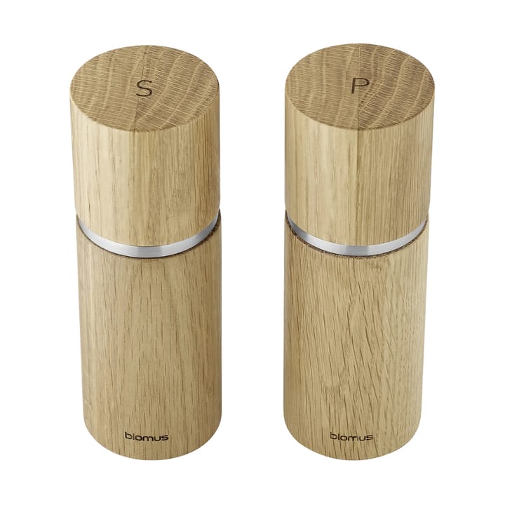 Pepe Salt and Pepper Grinder Set 15 cm, Oak Blomus