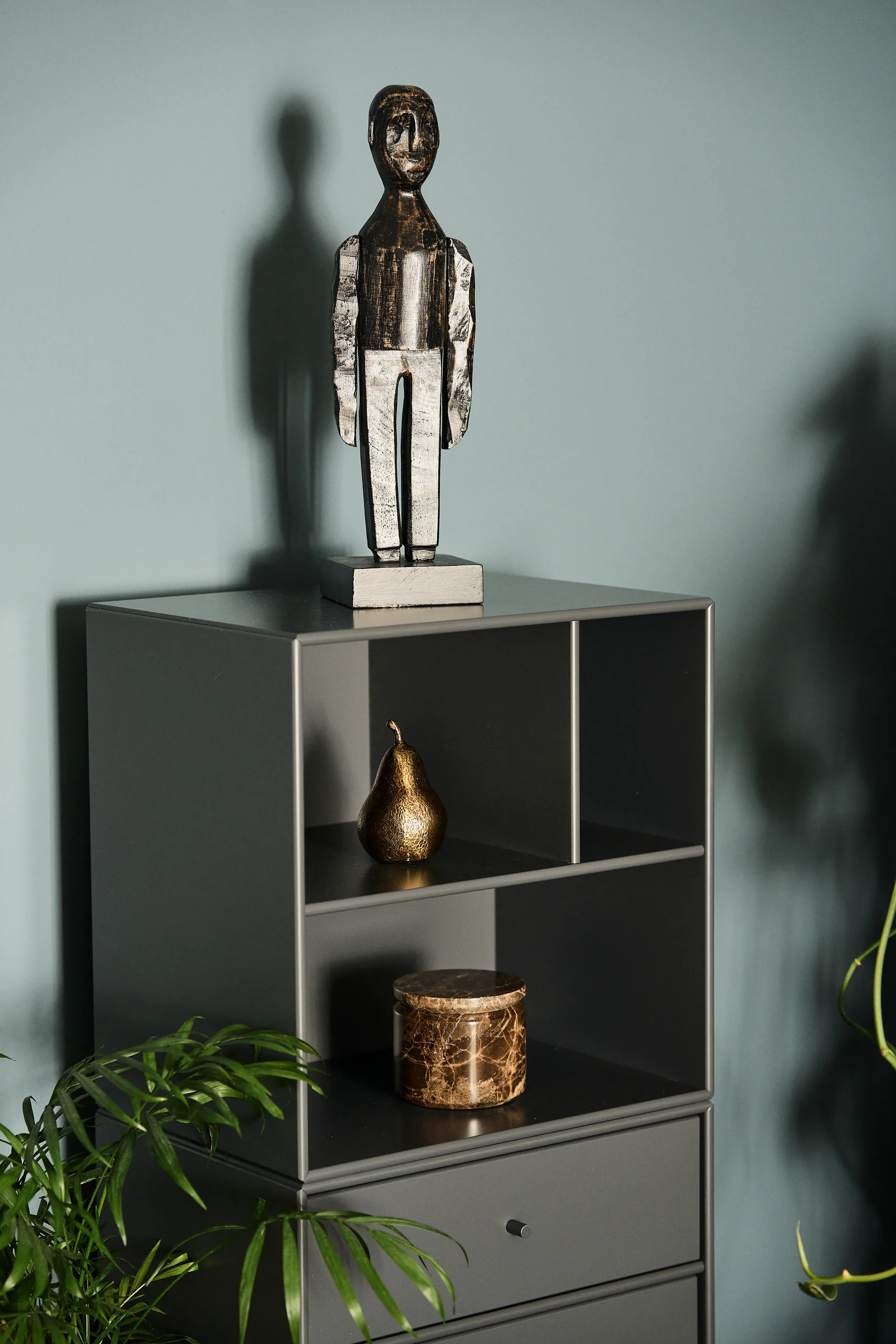 Pesa storage box Ø 9 cm, brown blomus