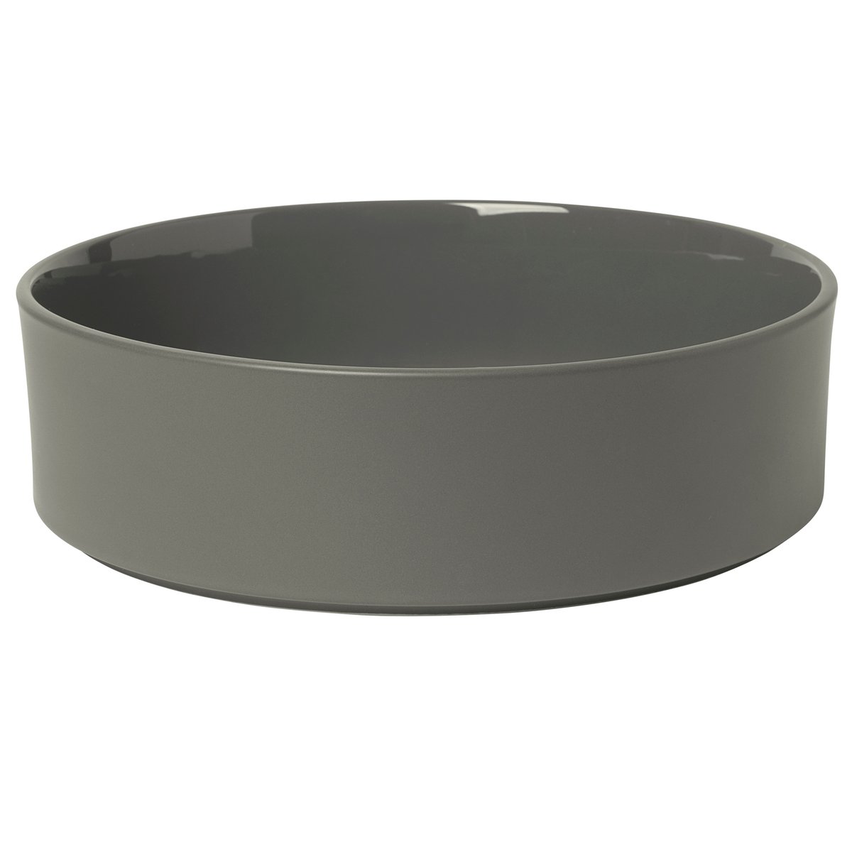 blomus Pilar bowl o27 cm Pewter | Scandinavian Design | Dinner plates | Grey