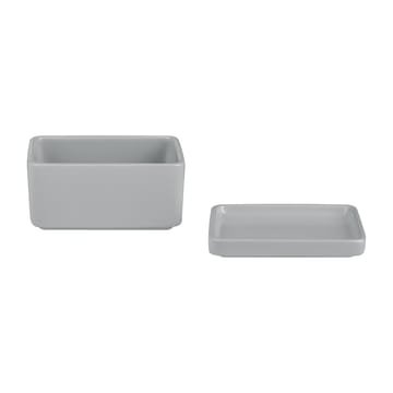 Pilar butter dish - storage box 250 ml - Mirage grey - blomus