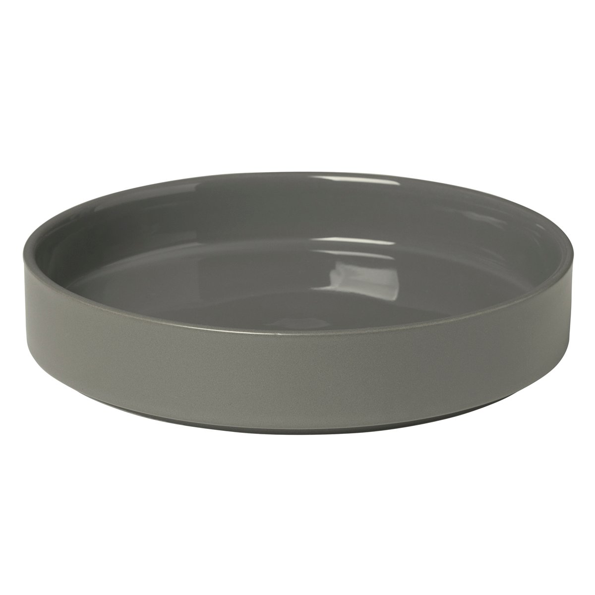 blomus Pilar deep plate o20 cm Pewter | Scandinavian Design | Deep plates | Grey