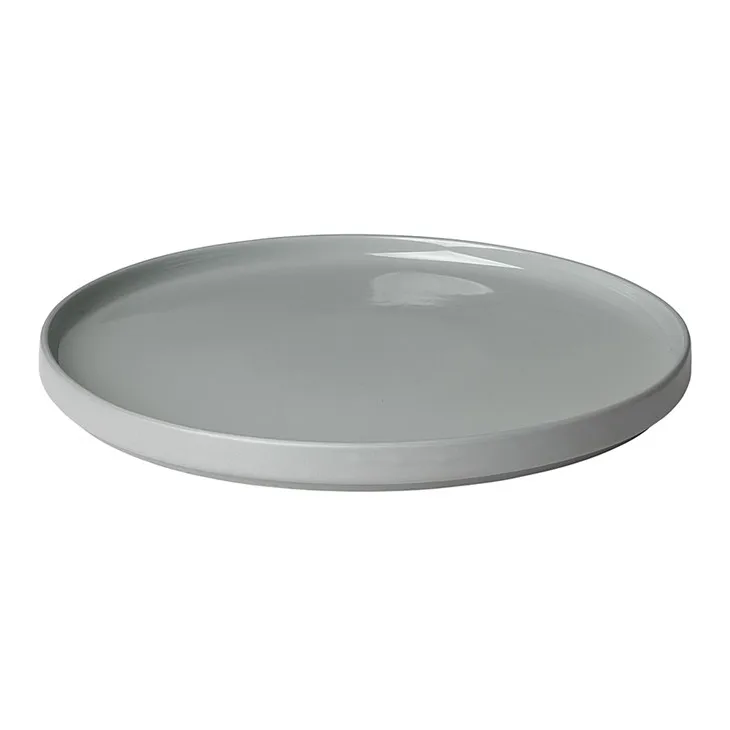 Pilar dinner plate Ø27 cm, Mirage grey blomus