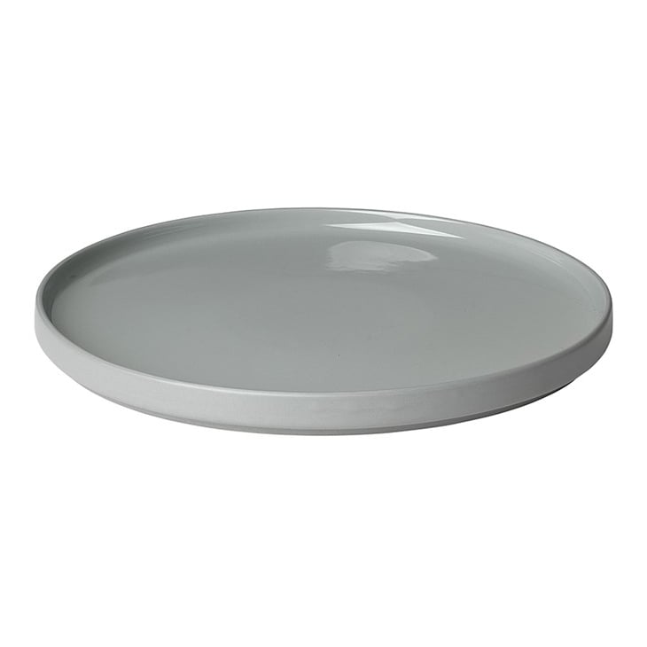 blomus Pilar dinner plate o27 cm Mirage grey | Scandinavian Design | Dinner plates | Grey