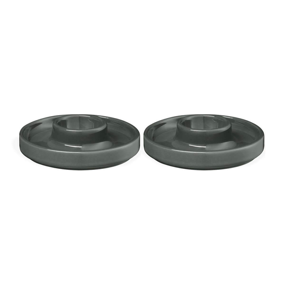 blomus Pilar egg cup Ø10.4 cm 2-pack Agave green | Scandinavian Design | Egg cups | Green