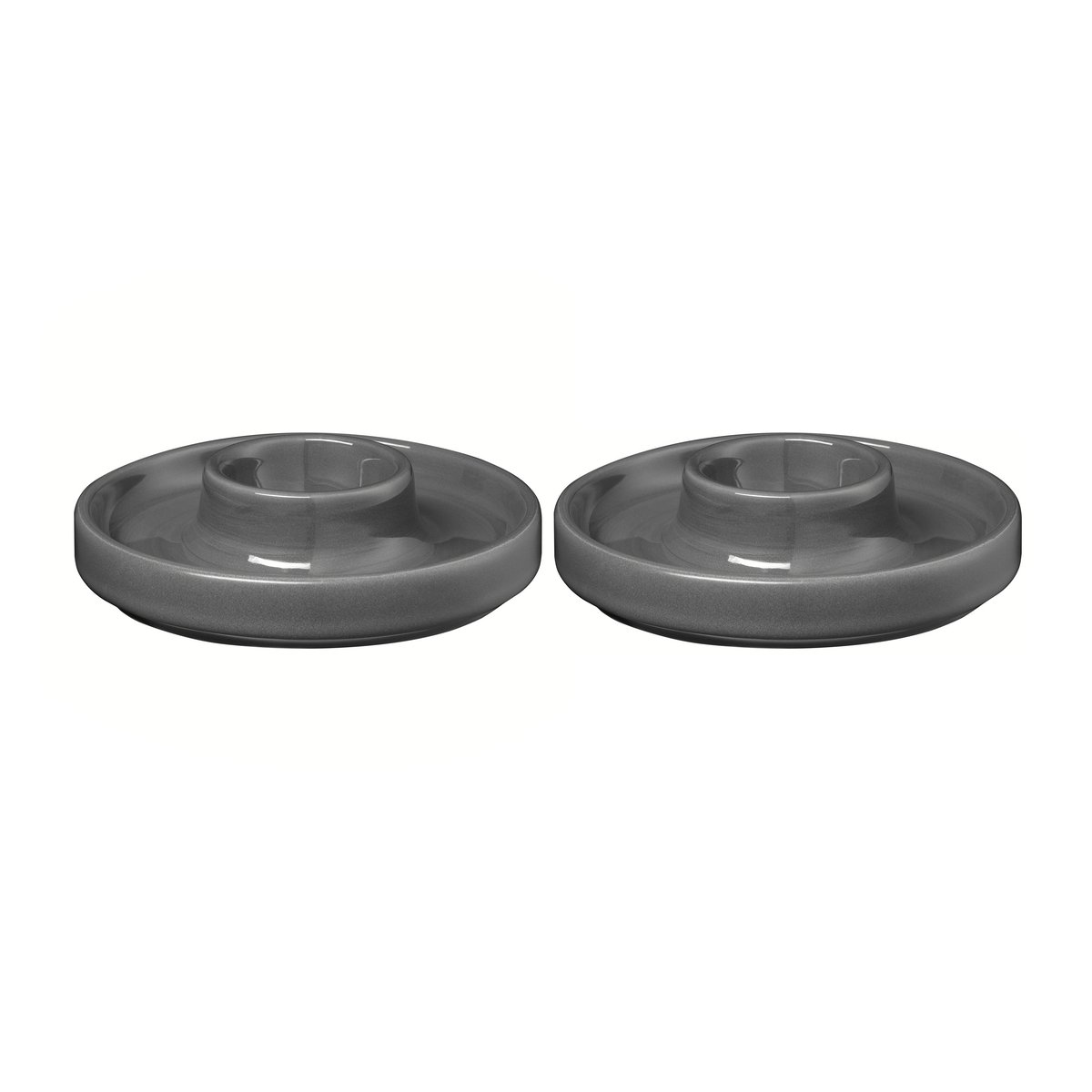 blomus Pilar egg cup o10.4 cm 2-pack Pewter | Scandinavian Design | Egg cups | Grey