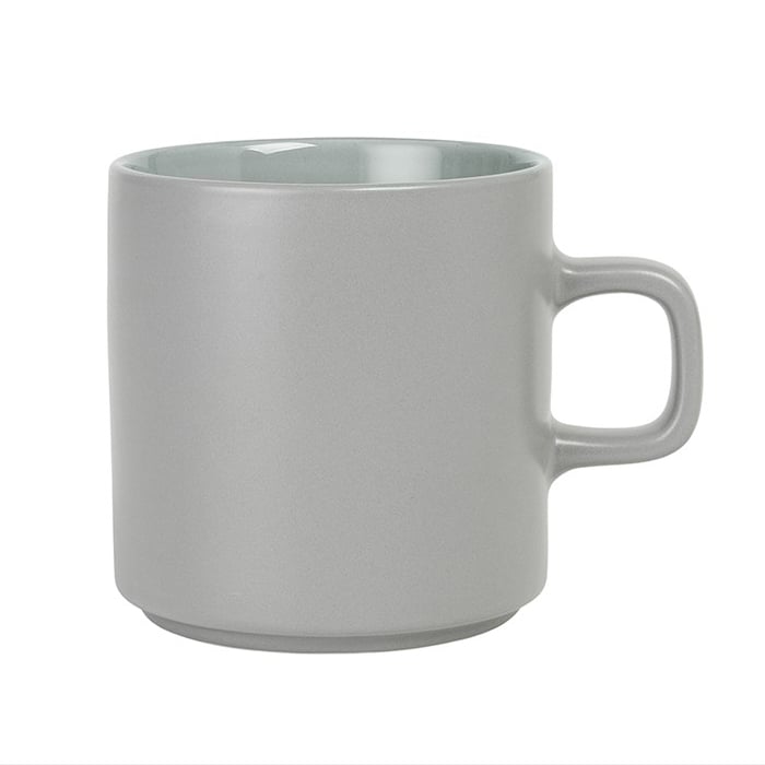 blomus Pilar mug 25 cl Mirage grey | Scandinavian Design | Coffee cups | Grey