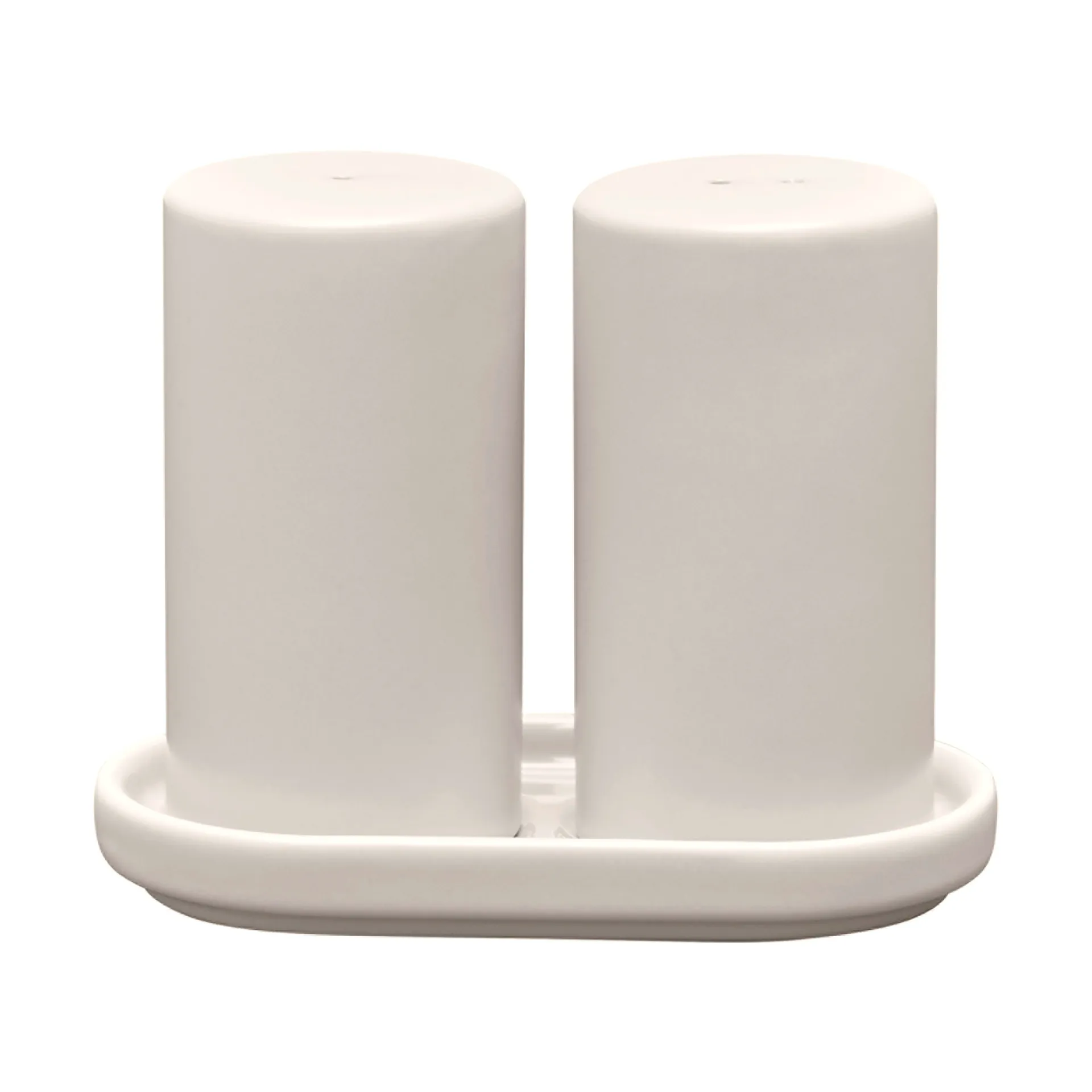 Pilar salt and pepper shakers, set of 2, Moonbeam, Ø4.5x11.5 cm blomus