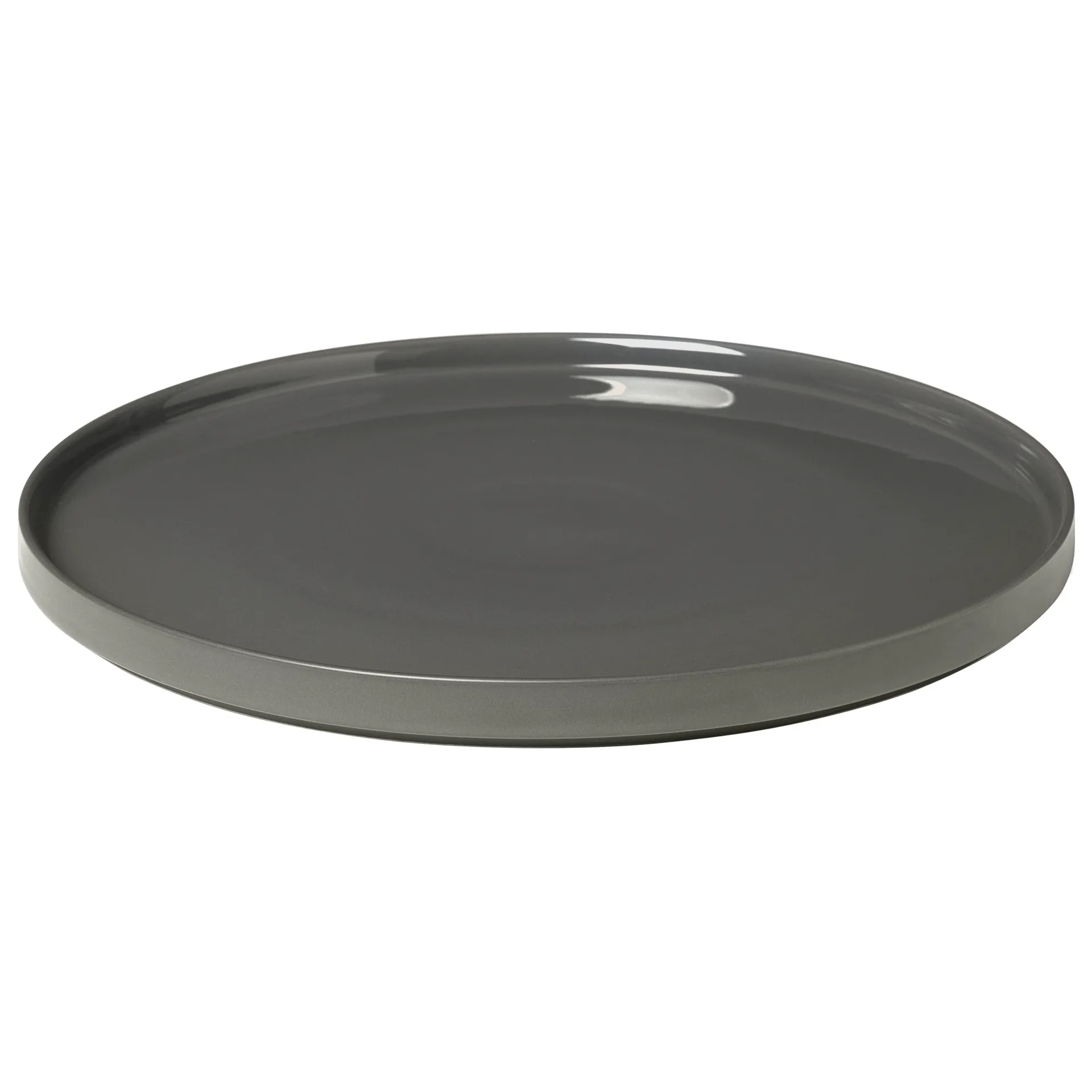 Pilar serving plate Ø35 cm, Pewter blomus