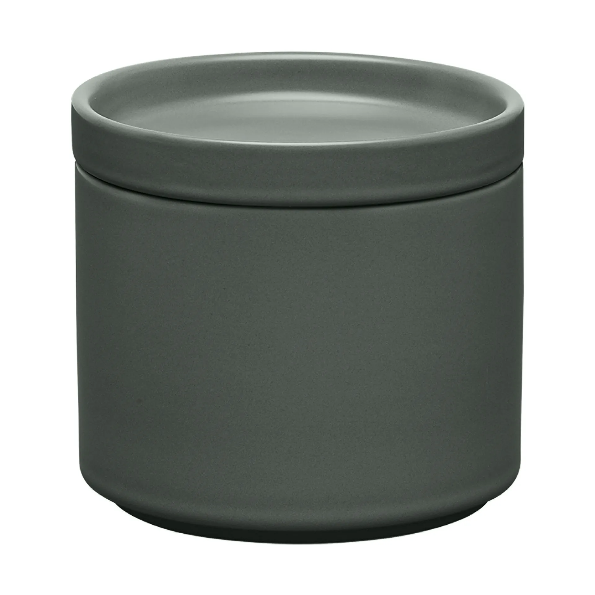Pilar storage jar with lid, Agave Green, Ø10x9 cm blomus