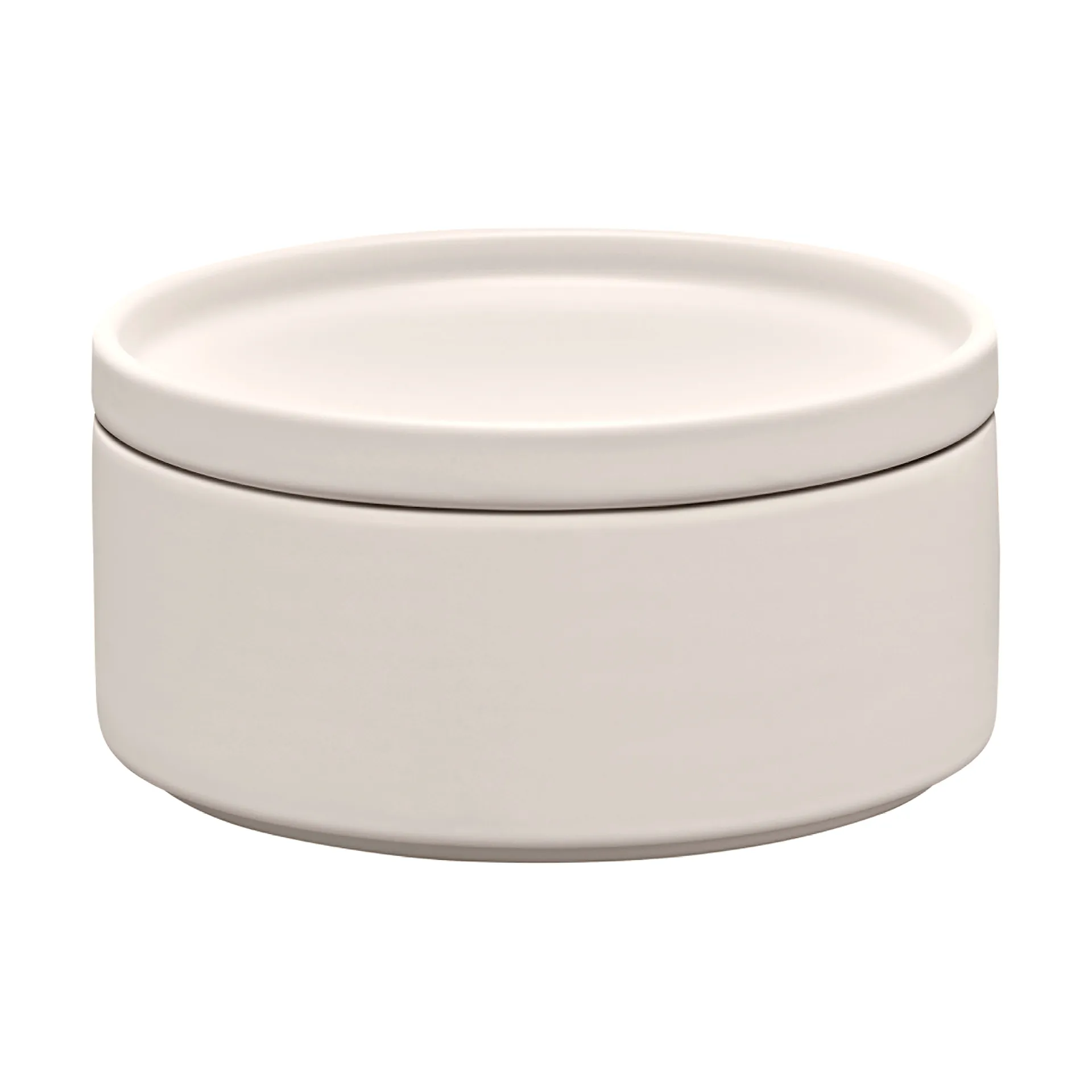 Pilar storage jar with lid, Moonbeam, Ø15.5x7.5 cm blomus