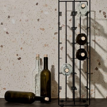 Pilare wine rack 12 bottles - Black - blomus