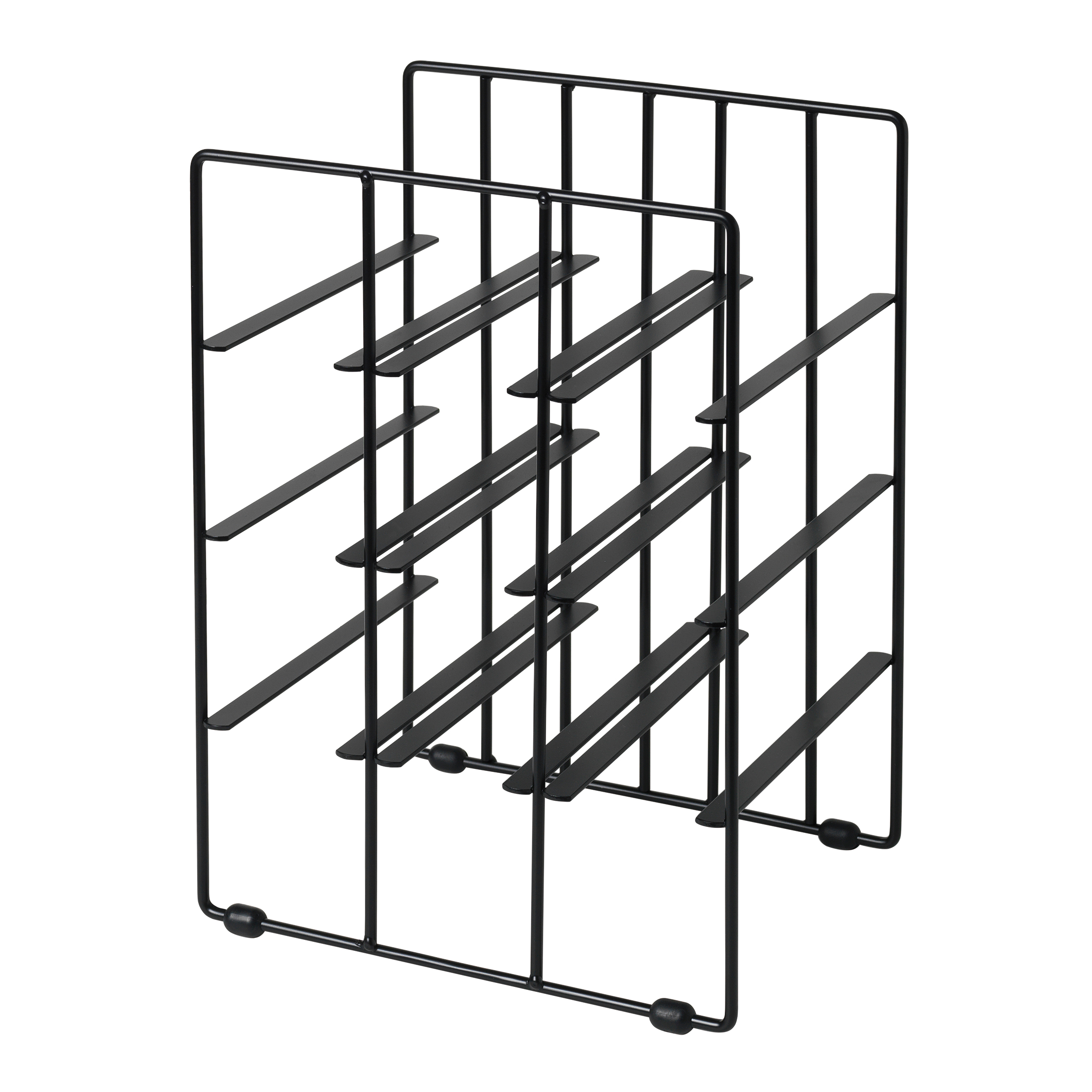 【ペンギン】ブロムス Pilare ワインラック 9 ボトル Steel Pilare wine rack 9 bottles from Blomus - NordicNest.com
