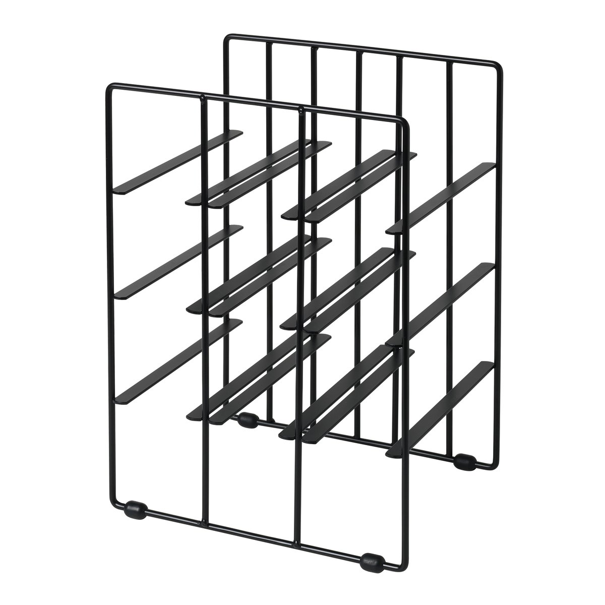 blomus Pilare wine rack 9 bottles black | Scandinavian Design | Black
